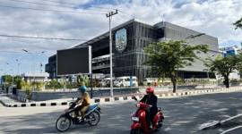 Pemerintah Provinsi Kalimantan Utara menerapkan Work From Anywhere (WFA) setiap Jumat dan dapat menghemat biaya listrik serta air gedung pemerintahan, termasuk kantor gubernur di Tanjung Selor, Bulungan. (Antara/Agus Salam)
