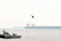 Foto Ilustrasi jalur pelayaran di Selat Hormuz, Teluk Persia. (Anadolu)