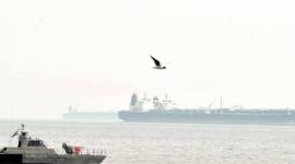 Foto Ilustrasi jalur pelayaran di Selat Hormuz, Teluk Persia. (Anadolu)