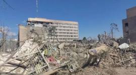 Puing-puing itu terlihat di Teheran, Iran, 3 Maret 2026. Operasi militer gabungan AS-Israel terhadap Iran memasuki hari keempat. Jumlah korban tewas di Iran naik menjadi 787, menurut Bulan Sabit Merah Iran. (Xinhua/Shadati)