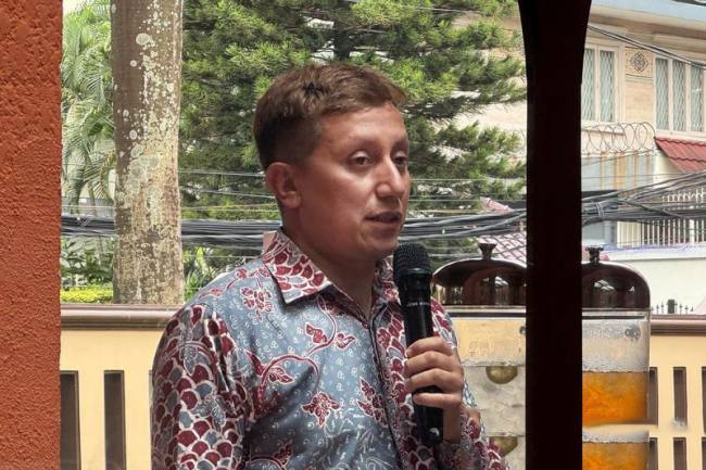Vahd Nabyl A Mulachela, juru bicara Kemenlu RI. (ANTARA/Cindy Frishanti)