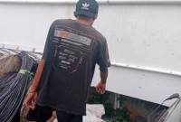 LOksi kejadian di Jalan Pramuka Gang Satria RT 26 Banjarmasin Timur, Senin  (9/3/2026) (SuarIndonesia/DO)