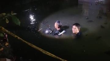 Jasad korban ditemukan ditemukan di Sungai Jalan Veteran depan Gang 5  Jum'at. (13/3/2026) dinihari.. (SuarIndonesia/DO)