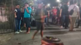 LOkasi peristiwa  di kawasan Pekapuran Raya RT. 17 Gang Seroja Banjarmasin Timur, Senin (17/3/2026) malam, (SuarIndonesia/DO)