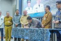 penandatanganan Memorandum of Understanding (MoU) di Aula Dinas PUPR Kalsel, Senin (30/3/2026). (SuarIndonesia/Ist)