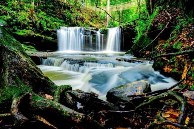 Kawasan wisata Air Terjun Jantur Doyam di Kecamatan Lahei. Kabupaten Barito Utara. (Dok Disbudparpora Barut)
