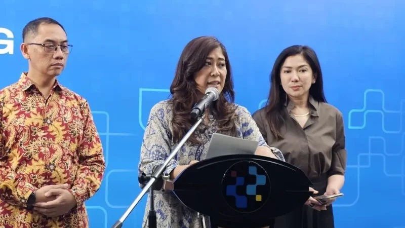 Menkomdigi Meutya Hafid, mengumumkan pemeberlakuan PP) Nomor 17 Tahun 2025 tentang Tata Kelola Penyelenggaraan Sistem Elektronik dalam Pelindungan Anak, atau yang dikenal sebagai PP Tunas, resmi berlaku efektif pada Sabtu 28 Maret 2026. (Foto: Istimewa)