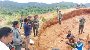 DIGEREBEK Tambang Emas Ilegal di Tahura Sultan Adam, Situasi Sempat Tegang