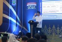 Menteri Sosial Saifullah Yusuf memberikan arahan dalam Musrenbang Provinsi Nusa Tenggara Barat di Mataram, Kamis (16/4/2026). (Antara/Sugiharto P)