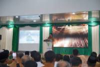 Bupati Balangan menyampaikan beberapa usulangan perencanaan pembangunan 2027. Foto : Humas DPRD