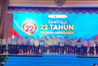 Tagana Kalsel menjadi salah satu penerima penghargaan dari Kementerian Sosial. Foto : istimewa