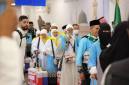 
Jemaah calon haji Indonesia setibanya di Madinah. (Foto: Kemenhaj)

