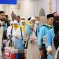 
Jemaah calon haji Indonesia setibanya di Madinah. (Foto: Kemenhaj)
