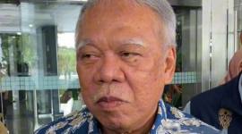 Basuki Hadimuljono, Kepala Otorita Ibu Kota Nusantara (OIKN) saat diwawancarai di Samarinda, Senin (6/4/2026). (Antara/A Rifandi)