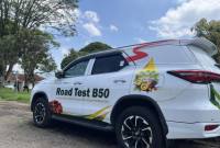 Kendaraan yang digunakan untuk uji jalan B50 yang terparkir di Stasiun Blending dan Pengisian Bahan Bakar Uji Jalan B50 Lembang, Jawa Barat, Selasa (21/4/2026). (Antara/Putu I Savitri)