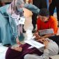 Andi Julianto pada waktu peragakan kasusnya