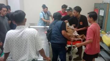 Abdillah (28), menjadi korban penusukan oleh orang tak dikenal saat berada Jalan Panglima Batur Banjarmasin Utara, Rabu (1/4/2026), sekitar pukul 19.30 WITA. (SuarIndonesia/DO)