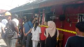 Lokasi kebakaran di Jalan Belitung Darat Gang Kali Barito II RT 37 RW 03 Banjarmasin Barat , Kamis (9/4/2026) pagi. (SuarIndonesia/DO) 