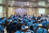 Pra CJH masuk Asrama Haji Embarkasi Banjarmasin, Kamis (23/4/2026) (SuarIndonesia/RW)