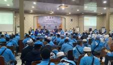 Pra CJH masuk Asrama Haji Embarkasi Banjarmasin, Kamis (23/4/2026) (SuarIndonesia/RW)