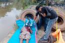 Suhaimi alias Amang Duhai (50), tergetak tak bernyawa (meninggal dunia) di kawasan Komplek DPR Banjarmasin Barat, Kamis (30/4/2026), sekitar pukul 13.00 WITA. (SuarIndonesia/DO)