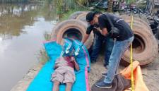 Suhaimi alias Amang Duhai (50), tergetak tak bernyawa (meninggal dunia) di kawasan Komplek DPR Banjarmasin Barat, Kamis (30/4/2026), sekitar pukul 13.00 WITA. (SuarIndonesia/DO)