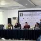 DPRD Balangan mengikuti rapat harmonisasi  Raperda di Kantor Wilayah Kementerian Hukum Kalimantan Selatan. Foto : Istimewa
