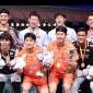 Podium ganda putra Badminton Asia Championships 2026. (instagram: @badminton.ina)