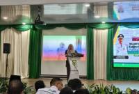 Ketua DPRD Balangan saat menyampaikan sambutan. Foto : Humas DPRD