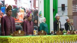 Ketua DPRD dan Bupati Balangan saat peringatan Hari Jadi ke23. Foto : Istimewa