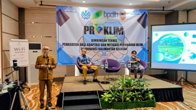 Kepala DILH Kalsel, Rahmat Prapto Udoyo saat menyampaikan sambutan. Foto : Istimewa