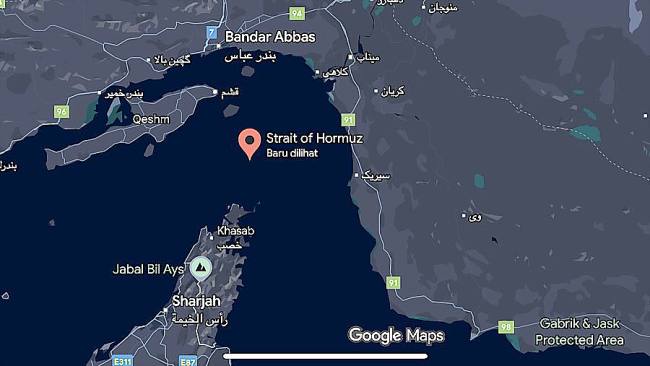 Selat Hormuz. (Google Map)