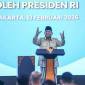 Presiden Prabowo Subianto menyampaikan pidato sambutan dalam peresmian secara serentak 1.072 Satuan Pelayanan Pemenuhan Gizi (SPPG) Polri se-Indonesia di SPPG Palmerah, Jakarta, Jumat (13/2/2026). (Antara/Galih Pradipta)