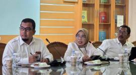 Direktorat Jenderal Guru dan Tenaga Kependidikan (Ditjen GTK) Kemendikdasmen menyelenggarakan Taklimat Media Tentang Surat Edaran Mendikdasmen Nomor 7 Tahun 2026 Tentang Penugasan Guru Non-ASN di Gedung D Kemendikdasmen, Jakarta Pusat pada Senin (11/5/2026). (Foto: Antara/Hana Dewi KK)
