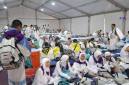 Jemaah calon haji Indonesia mulai berdatangan di Arafah untuk menjalani rangkaian puncak ibadah haji, Senin (25/5/2026). (Foto: Kemenhaj)