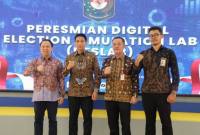 Peresmian Digital Election Simulation Lab (DESLab) di Command Center Badan Strategi Kebijakan Dalam Negeri (BSKDN) Kementerian Dalam Negeri Jakarta, Kamis (7/5/2026). (Foto: Kemendagri)