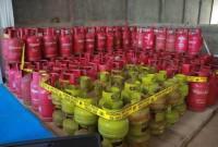 Barang bukti LPG subsidi milik pelaku penyalahgunaan LPG subsidi yang disita Dittipidter Bareskrim Polri. (Foto: Dok Dittipidter Bareskrim Polri)
