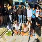 Tim gabungan dari Macan Resta Polresta Banjarmasin dan Macan Kalsel meringkus preman dan pelaku pungutan liar yang sering meremehkan di beberapa SPBU di Banjarmasin, beberapa waktu lalu. (Foto: Antara/Gunawan Wibisono)