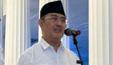 Ketua Komisi Percepatan Reformasi Polri Jimly Asshiddiqie dalam jumpa pers reformasi di Istana Merdeka, Jakarta, Selasa (5/5/2026). (Foto: Antara/Maria C Galuh)
