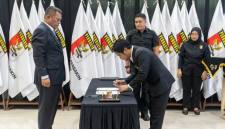 Musyawarah Provinsi (Musprov) XI Persatuan Menembak Indonesia  (Perbakin) Kalimantan Selatan (Kalsel) resmi menetapkan H. Rais Ruhayat sebagai Ketua Umum Pengprov masa bakti 2025-2029 (SuarIndonesia/HM)