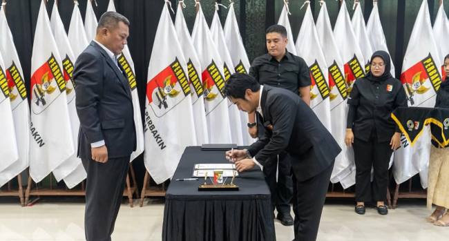 Musyawarah Provinsi (Musprov) XI Persatuan Menembak Indonesia  (Perbakin) Kalimantan Selatan (Kalsel) resmi menetapkan H. Rais Ruhayat sebagai Ketua Umum Pengprov masa bakti 2025-2029 (SuarIndonesia/HM)