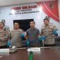 Pelaksana Harian (Plh) Kapolresta Banjarmasin, Kombes Pol Timbul R.K. Siregar, dalam konferensi pers di Mapolresta Banjarmasin, Selasa (5/5/2026) (SuarIndonesia/YI)