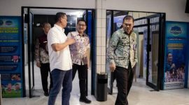 H. Endang Agustina, SE, MH  (kanan) didampingi Kepala BNNP Kalsel, Brigjen Pol Asep Taufik  (kanan), Selasa (5/5/2026) sore./ (SuarIndonesia/Ist)