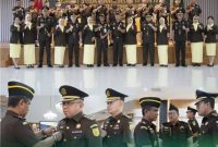 Dilantik empat pejabat struktural eselon III dan IV lingkup Kejaksaan Tinggi (Kejati) Kalimantan Selatan (Kalsel), Kamis (7/5/2026) (SuarIndonesia/Ist)