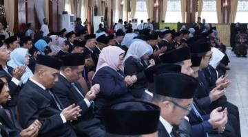Sebanyak 167 pejabat resmi menempati posisi baru dalam pelantikan yang digelar di Gedung Mahligai Pancasila, Jumat (8/5/2026) (SuarIndonesia/RW)