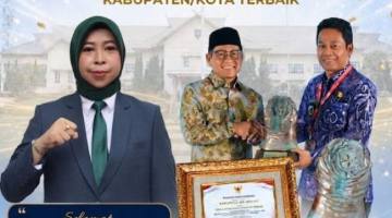DIAPRESIASI Ketua DPRD Balangan Raihan Paritrana Award 2026