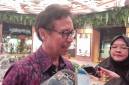 Menteri Kesehatan (Menkes) Budi Gunadi Sadikin saat wawancara doorstop media usai meresmikan pencantuman label nutrisi Nutri-Level pada produk minuman, di Jakarta, Selasa (12/5/2026). (Foto: Antara/Anita P Dewi)