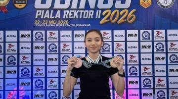 PRESTASI GEMILANG ! Personel Karate Polda Kalsel Sabet Juara di Ajang Nasional Piala Rektor Udinus II 2026