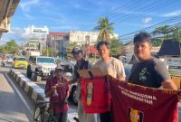 Berserta Cabang dan Komisariat IMM telah membagikan 300 bungkus daging sapi kurban untuk masyarakat di Banjarmasin, pada Kamis (28/5/2026). (SuarIndonesia/Ist)
