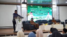Ketua Umum LPTQ Kabupaten Balangan, Akhmad Fauzi menyampaikan arahan terkait persiapan keikutsertaan Kabupaten Balangan pada  MTQN XXXVII Tingkat Kalimantan Selatan. (SuarIndonesia/Adv)
